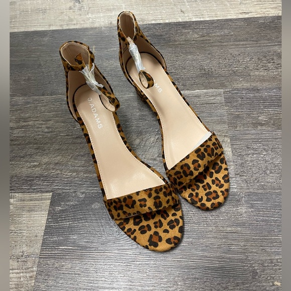 J. Adams Shoes - NIB size 9.5 leopard print heels! Never worn!!!